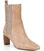Donald Pliner Brittnie Suede High Heel Slip On Booties - Image 1
