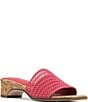 Donald Pliner Clodie Stretch Macrame Slides - Image 1