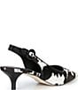 Donald Pliner Cowhair Slingback Pointed Kitten Heel Pumps - Image 2