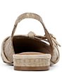 Donald Pliner Darcelle Croco Embossed Patent Leather Slingback Buckle Strap Pointed Toe Dress Flats - Image 3