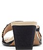 Donald Pliner Dhora Silk Asymmetrical Thong Beaded Slide Sandals - Image 3