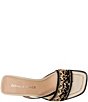 Donald Pliner Dhora Silk Asymmetrical Thong Beaded Slide Sandals - Image 4
