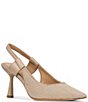 Donald Pliner Elliemay Raffia Leather Slingback Pumps,Specials : American Fashion Style Bags On Sale