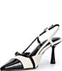 Donald Pliner Enthuse Slingback Kitten Heel Pumps - Image 4