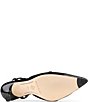 Donald Pliner Enthuse Suede Crocodile Embossed Cap Toe Slingback Pumps - Image 5