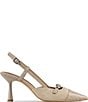 Donald Pliner Enthuse Suede Slingback Kitten Heel Pumps - Image 2