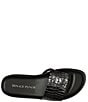 Color:Black - Image 4 - Fifi Crocodile Patent Leather Platform Thong Sandals