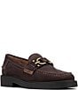 Donald Pliner Galilee Suede Bit Buckle Loafers - Image 1