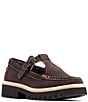 Donald Pliner Helaina Suede T-Strap Lugged Loafers - Image 1