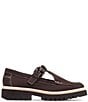 Donald Pliner Helaina Suede T-Strap Lugged Loafers - Image 2