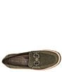 Color:Military Green - Image 4 - Helio Suede Hardware Detail Lug Sole Platform Loafers