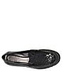 Color:Black - Image 4 - Hope Crocodile Embossed Patent Leather Lug Sole Platform Loafers