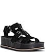 Color:Black - Image 1 - Jesmin Suede Platform Sandals