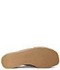 Color:Saddle - Image 5 - Jocelyn Jute Elastic Platform Cork Wedge Sandals