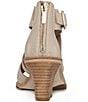Color:Pale Gold - Image 3 - Junnah Metallic Leather Sandals