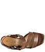 Color:Saddle - Image 4 - Kamele Leather Dress Sandals