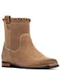 Donald Pliner Karter Suede Square Toe Booties - Image 6