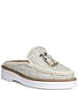 Donald Pliner Lyndall Jute Tassel Loafer Mules - Image 1