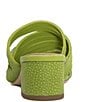 Color:Pistachio - Image 3 - Marlow Strappy Tumbled Leather Toe Ring Block Heel Sandals