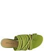 Color:Pistachio - Image 4 - Marlow Strappy Tumbled Leather Toe Ring Block Heel Sandals