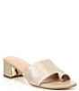 Color:Platino - Image 1 - Melros Leather Thong Dress Sandals