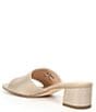 Color:Platino - Image 3 - Melros Leather Thong Dress Sandals