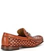 Color:Cognac - Image 2 - Men's Dacio Woven Bit Loafers