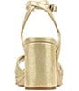 Donald Pliner Pheebe Metallic Suede Block Heel Dress Sandals - Image 3
