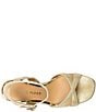 Donald Pliner Pheebe Metallic Suede Block Heel Dress Sandals - Image 4