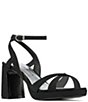 Donald Pliner Pheebe Satin Block Heel Dress Sandals - Image 1