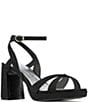 Donald Pliner Pheebe Satin Block Heel Dress Sandals - Image 1