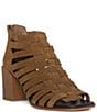 Color:Saddle - Image 1 - Pixee Suede Gladiator Sandals