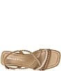 Donald Pliner Rosalie Braided Patent Raffia Slingback Block Heel Sandals - Image 4