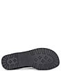 Color:Black - Image 5 - Seena Crinkle Patent Leather Platform Thong Sandals