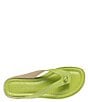Color:Pistachio - Image 4 - Seena Textured Suede Platform Thong Sandals
