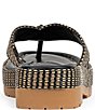 Donald Pliner Sylverr Raffia Thong Platform Sandals - Image 6