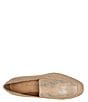 Color:Light Bronze - Image 4 - Tamryn Brushed Metallic Leather Loafers