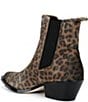 Donald Pliner Tayden Leopard Print Western Suede Block Heel Booties - Image 3
