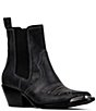 Donald Pliner Tayden Reverse Suede Double Gore Western Booties - Image 1