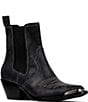 Donald Pliner Tayden Reverse Suede Double Gore Western Booties - Image 1