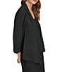 Donna Karan 3/4 Sleeve Open Front Cardigan Jacket - Image 3