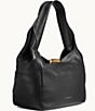 Donna Karan Amagansett Shoulder Bag, Color:Black/Gold - Image 4