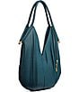 Donna Karan Baldwin Mini Lasercut Fringe Shoulder Bag, Color:Hudson Green - Image 5