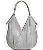 Donna Karan Baldwin Mini Lasercut Fringe Shoulder Bag, Color:Zinc Grey - Image 2
