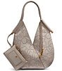 Donna Karan Baldwin Perforated Floral Mini Shoulder Bag - Image 1
