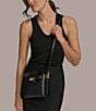 Donna Karan Bridge Hampton Small Crossbody Bag, Color:Black/Gold - Image 6
