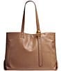 Donna Karan Brocade Leather Tote Bag - Image 6