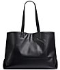 Donna Karan Brocade Leather Tote Bag - Image 2