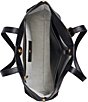Donna Karan Brocade Leather Tote Bag - Image 3