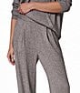 Donna Karan Brushed Knit Ribbed Elastic Waistband Wide Leg Ankle Length Coordinating Pants - Image 5